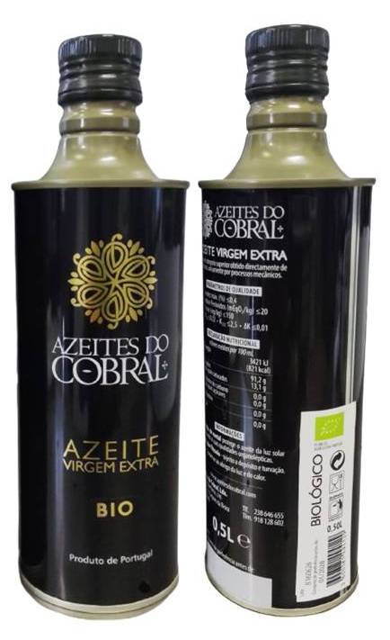 Lata de Azeite Biológico do Cobral 0,50L
